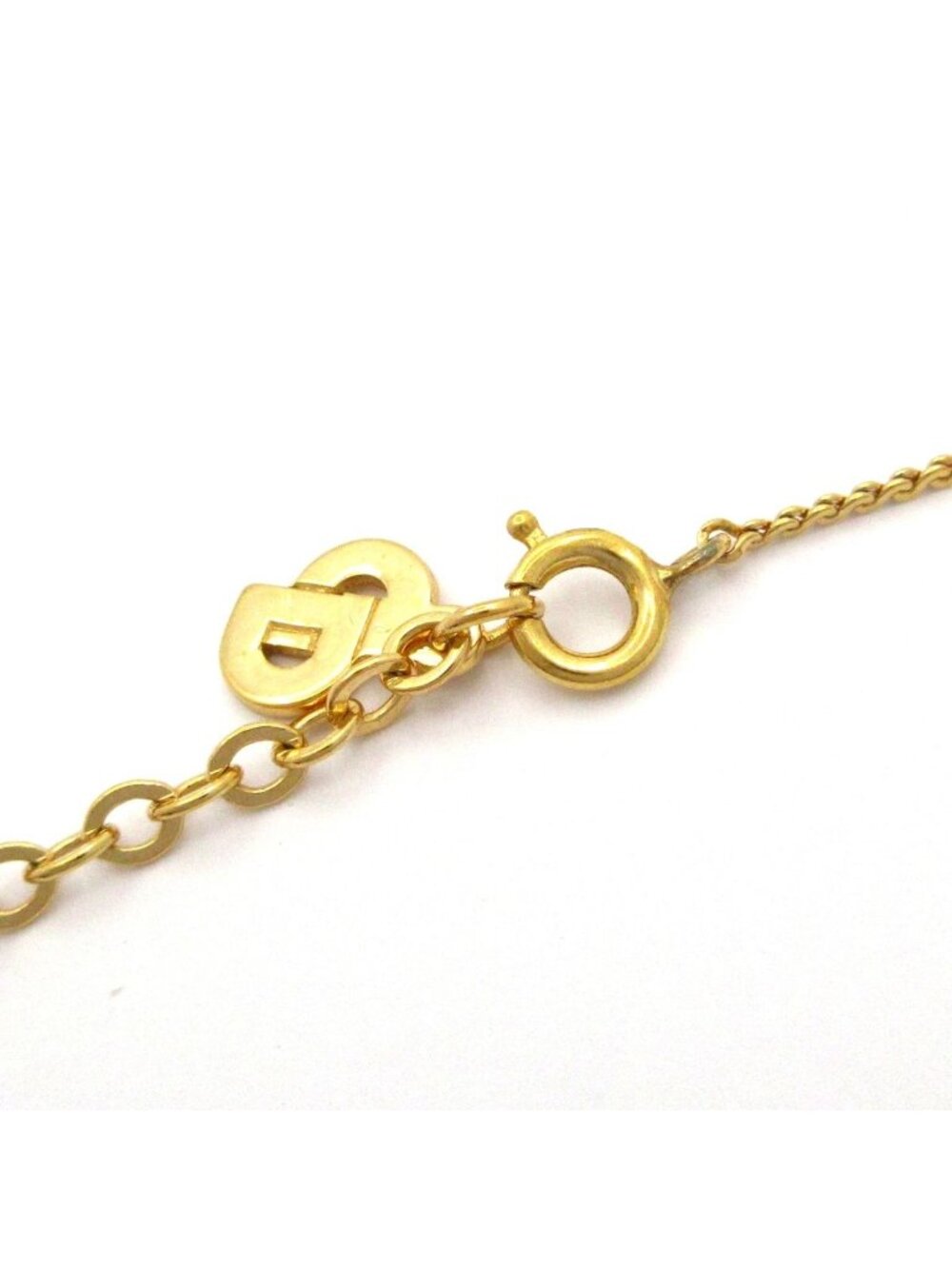 Dior Necklace Gold CD Logo - Picture 4 of 5